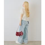 シャーリングペプラム半袖ブラウス | RMAF　NICE CLAUP / OLIVE des OLIVE | 詳細画像17 