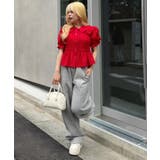 シャーリングペプラム半袖ブラウス | RMAF　NICE CLAUP / OLIVE des OLIVE | 詳細画像23 