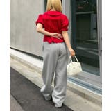 シャーリングペプラム半袖ブラウス | RMAF　NICE CLAUP / OLIVE des OLIVE | 詳細画像25 