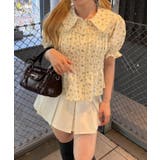 シャーリングペプラム半袖ブラウス | RMAF　NICE CLAUP / OLIVE des OLIVE | 詳細画像31 