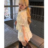 シャーリングペプラム半袖ブラウス | RMAF　NICE CLAUP / OLIVE des OLIVE | 詳細画像33 