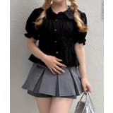 シャーリングペプラム半袖ブラウス | RMAF　NICE CLAUP / OLIVE des OLIVE | 詳細画像34 