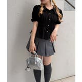 シャーリングペプラム半袖ブラウス | RMAF　NICE CLAUP / OLIVE des OLIVE | 詳細画像35 