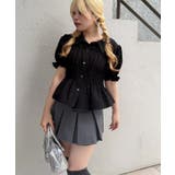 シャーリングペプラム半袖ブラウス | RMAF　NICE CLAUP / OLIVE des OLIVE | 詳細画像36 