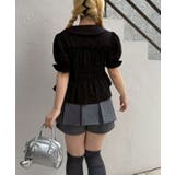 シャーリングペプラム半袖ブラウス | RMAF　NICE CLAUP / OLIVE des OLIVE | 詳細画像37 