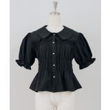 シャーリングペプラム半袖ブラウス | RMAF　NICE CLAUP / OLIVE des OLIVE | 詳細画像40 