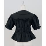 シャーリングペプラム半袖ブラウス | RMAF　NICE CLAUP / OLIVE des OLIVE | 詳細画像42 