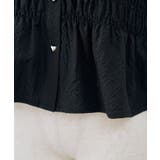 シャーリングペプラム半袖ブラウス | RMAF　NICE CLAUP / OLIVE des OLIVE | 詳細画像45 