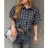 柄2 | バルーン袖ドロスト短丈ブラウス | RMAF　NICE CLAUP / OLIVE des OLIVE