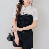 前開きシャーリングフリルブラウス | RMAF　NICE CLAUP / OLIVE des OLIVE | 詳細画像7 