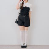 前開きシャーリングフリルブラウス | RMAF　NICE CLAUP / OLIVE des OLIVE | 詳細画像8 