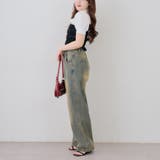 前開きシャーリングフリルブラウス | RMAF　NICE CLAUP / OLIVE des OLIVE | 詳細画像19 