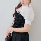 前開きシャーリングフリルブラウス | RMAF　NICE CLAUP / OLIVE des OLIVE | 詳細画像4 