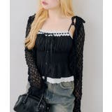 肩リボンキャミブラウス | RMAF　NICE CLAUP / OLIVE des OLIVE | 詳細画像2 