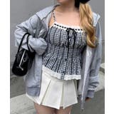 ブルー系 | 肩リボンキャミブラウス | RMAF　NICE CLAUP / OLIVE des OLIVE