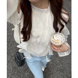 アイボリー | ラッフルフリフリブラウス | RMAF　NICE CLAUP / OLIVE des OLIVE