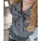 チェック | 胸ギャザーリボンタイブラウス | RMAF　NICE CLAUP / OLIVE des OLIVE