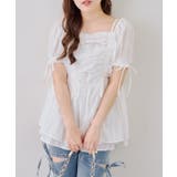 ドロストリボンチュニック | RMAF　NICE CLAUP / OLIVE des OLIVE | 詳細画像18 