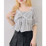 【5色展開】オフショルでも着れる レースビッグリボンブラウス | RMAF　NICE CLAUP / OLIVE des OLIVE | 詳細画像16 