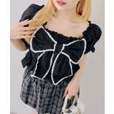 【5色展開】オフショルでも着れる レースビッグリボンブラウス | RMAF　NICE CLAUP / OLIVE des OLIVE | 詳細画像22 