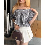 【5色展開】オフショルでも着れる レースビッグリボンブラウス | RMAF　NICE CLAUP / OLIVE des OLIVE | 詳細画像29 