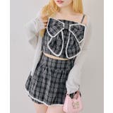 チェック | 【セットアップ対応】ビッグリボンキャミ | RMAF　NICE CLAUP / OLIVE des OLIVE