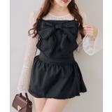 ブラック | 【セットアップ対応】ビッグリボンキャミ | RMAF　NICE CLAUP / OLIVE des OLIVE