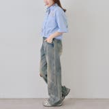 刺繍入りショート丈ブラウス | NICE CLAUP / OLIVE des OLIVE　OUTLET | 詳細画像7 