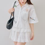 刺繍入りショート丈ブラウス | NICE CLAUP / OLIVE des OLIVE　OUTLET | 詳細画像10 