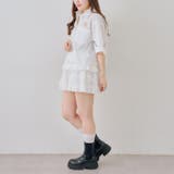 刺繍入りショート丈ブラウス | NICE CLAUP / OLIVE des OLIVE　OUTLET | 詳細画像16 