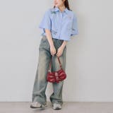 刺繍入りショート丈ブラウス | NICE CLAUP / OLIVE des OLIVE　OUTLET | 詳細画像5 