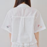 刺繍入りショート丈ブラウス | NICE CLAUP / OLIVE des OLIVE　OUTLET | 詳細画像19 