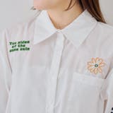 刺繍入りショート丈ブラウス | NICE CLAUP / OLIVE des OLIVE　OUTLET | 詳細画像20 