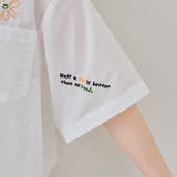 刺繍入りショート丈ブラウス | NICE CLAUP / OLIVE des OLIVE　OUTLET | 詳細画像22 