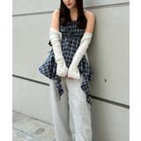 【8色展開 無地 ドット柄 チェック柄 花柄】レースアップキャミチュニック | RMAF NICE CLAUP / OLIVE des OLIVE | 詳細画像16