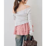 【8色展開 無地 ドット柄 チェック柄 花柄】レースアップキャミチュニック | RMAF NICE CLAUP / OLIVE des OLIVE | 詳細画像5
