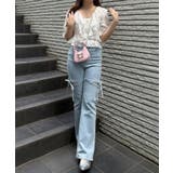 【セットアイテム】5分袖ラッフルブラウス&シャーリングキャミ | RMAF　NICE CLAUP / OLIVE des OLIVE | 詳細画像43 