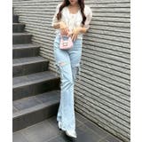 【セットアイテム】5分袖ラッフルブラウス&シャーリングキャミ | RMAF　NICE CLAUP / OLIVE des OLIVE | 詳細画像42 