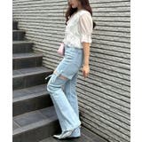 【セットアイテム】5分袖ラッフルブラウス&シャーリングキャミ | RMAF　NICE CLAUP / OLIVE des OLIVE | 詳細画像44 