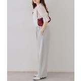 【セットアイテム】5分袖ラッフルブラウス&シャーリングキャミ | RMAF　NICE CLAUP / OLIVE des OLIVE | 詳細画像20 