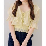 【セットアイテム】5分袖ラッフルブラウス&シャーリングキャミ | RMAF　NICE CLAUP / OLIVE des OLIVE | 詳細画像29 