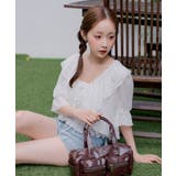 【セットアイテム】5分袖ラッフルブラウス&シャーリングキャミ | RMAF　NICE CLAUP / OLIVE des OLIVE | 詳細画像42 