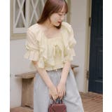【セットアイテム】5分袖ラッフルブラウス&シャーリングキャミ | RMAF　NICE CLAUP / OLIVE des OLIVE | 詳細画像51 
