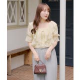 【セットアイテム】5分袖ラッフルブラウス&シャーリングキャミ | RMAF　NICE CLAUP / OLIVE des OLIVE | 詳細画像53 