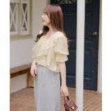 【セットアイテム】5分袖ラッフルブラウス&シャーリングキャミ | RMAF　NICE CLAUP / OLIVE des OLIVE | 詳細画像54 