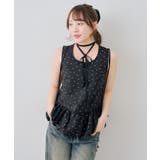 ブラック系 | 【WEB限定】シュシュ付切替チュニック | NICE CLAUP / OLIVE des OLIVE OUTLET