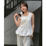 ホワイト系 | 【WEB限定】シュシュ付切替チュニック | NICE CLAUP / OLIVE des OLIVE OUTLET