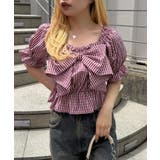 プリーツリボン付半袖ブラウス | RMAF NICE CLAUP / OLIVE des OLIVE | 詳細画像24