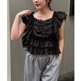 ブラック系 | 【前後2way】フリル袖ブラウス | RMAF　NICE CLAUP / OLIVE des OLIVE