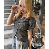 RMAF　NICE CLAUP / OLIVE des OLIVE（リマインドミーアンドフォーエ） | 【5色展開】後ろﾚｰｽｱｯﾌﾟｷﾞｬｻﾞｰﾌﾞﾗｳｽ